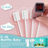 60PCS Baby Tongue Cleaner & 1PCS Finger Toothbrush, Disposable Infant Oral Clean Stick for 0-36 Month Baby