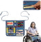 JDVBDNK Fidget Apron for Elderly, Dementia Fidget Toys, Sensory Blanket for Dementia Patients