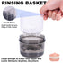 Denture Case, Leak Proof Bath Cup for Travel, Transparent Grey Container for Soaking Dentures