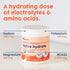 NativePath Hydrate Electrolytes Powder, Zero Sugar with BCAAs, Peach Mango Flavor, Keto & Paleo Friendly, 30 Servings