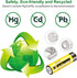 iMah HR6 AA rechargeable batteries, Ni-MH 1.2V 1800mAh, 8-Pack, Compatible with Panasonic Models
