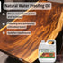 Godora Pure Tung Oil 8 oz - Wood Finishing Sealer for Indoor & Outdoor, Waterproofing, Food Safe
