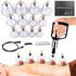 Cupping Kit for Massage Therapy Set with Pump 12 Massage Cups for