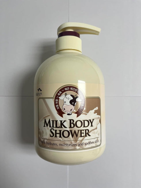 Somang Shower + Shampoo Pouch: Milk Body Shower 750ml, Body Lotion 500ml, Hand Cream 80ml, RGIII Shampoo 12ml
