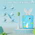PVOGRT 4 6 IPX7 360 Age8-15 Kids Electric U Shaped Toothbrush,Kids Dinosaur Sonic Full Mouth Toothbrush with Soft Brush