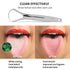 Metal Tongue Scrapers, 3 Piece Set, 304 Stainless Steel with Storage Case - Oral Hygiene Metal Tongue Cleaners (Silver)