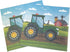 zxyxka 40Pcs Tractor Farm Dessert Napkins Car Locomotive Lunch Dinner Tableware Disposable Paper