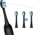 3 Pack Toothbrush Replacement Heads Compatible with WaterPik Sonic Fusion 2.0, FitMount Flossing Brush Head for SF-01