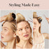 Kitsch Professional Alligator Clips for Hair Styling – 3.5" Aluminum Hair Sectioning Clips, Rose Gold, 6 Pcs
