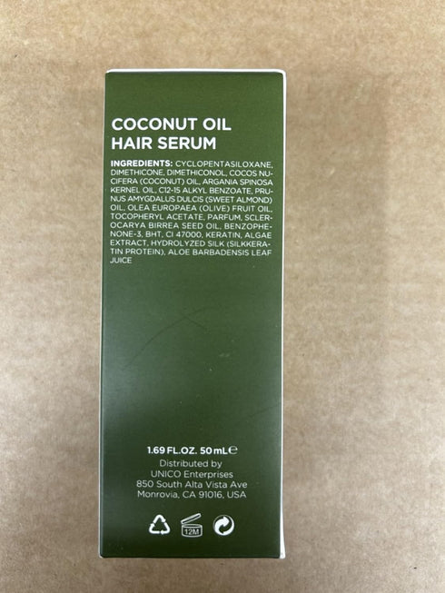 Perfect Hair Coconut Oil Hair Serum - Natural Oil Infused with Olive Oil, Sweet Almond, and Keratin