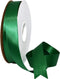 Morex Ribbon Double Face Satin 7/8" X 50 YD Forest Green Ribbon for Gift Wrapping, Crafts, Wedding Gifts