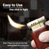 Yusud Vintage Trench Lighter, Butane Refillable Antique Flip Lighter, Retro Soft Flame Table Lighters