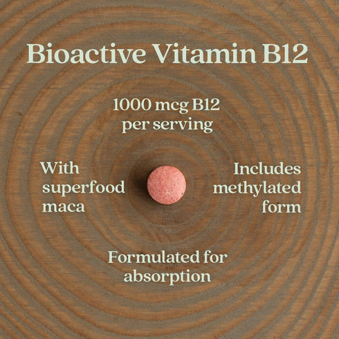 New Chapter Fermented Vitamin B12 1,000 mcg, USDA Organic, ONE Daily for Cellular Energy - 60 Count