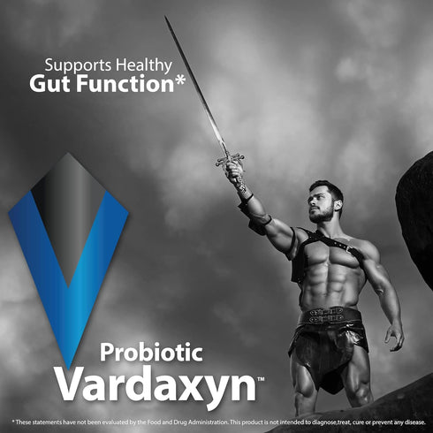 Probiotic Vardaxyn - Premium Male Formula - Pre/Probiotics for Men to Support Male Health, Gut, Mood, Digestive &