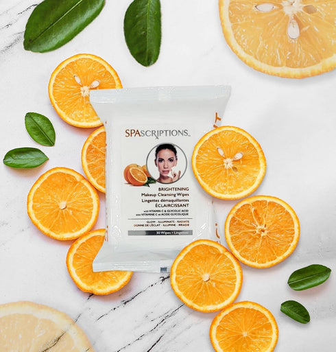 SpaScriptions Makeup Cleansing Wipes, 30 CT Variety 4 Pack, Total 120 Count