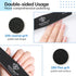 Modelones 8Pcs Nail File and Buffer Set, Professional Double Sided 100/180 Grit Gel Nail File for Acrylic and Natural