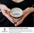 Rozzanguo 100% 5.2oz Luxury Textured Ceramic Jar Scented Candle | Non Toxic Natural Coconut & Soy Wax Blend Cotton Wick