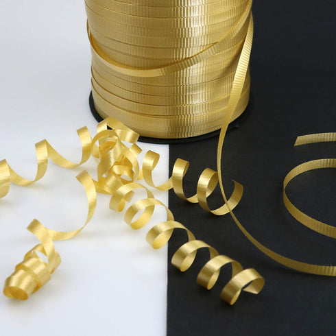 GIFTEXPRESS 500 yards Gold Curling Ribbon for Balloon Ribbon, Balloon String, Gift Wrapping Supplies, Party Decorations, Art Crafts, Balloon Ribbon for Event Holiday by GiftExpress