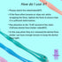 Design Colorful Floss Holder, Reusable Dental Floss Handle for Adults and Kids, NO-Waste Flosser