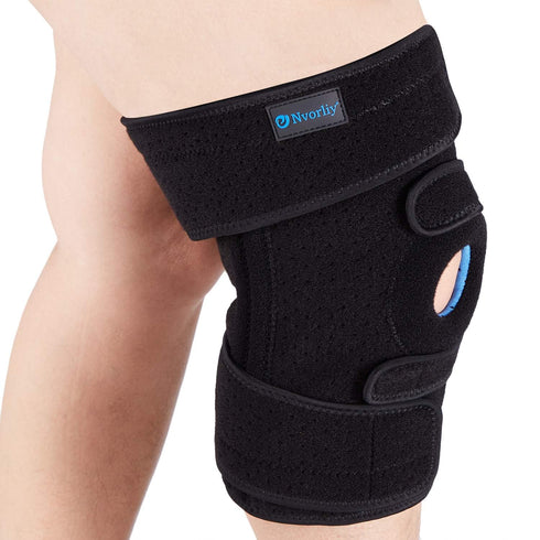 Nvorliy Plus Size Knee Brace for Knee Pain, Extra Large Knee Brace