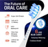 Toothbrush Replacement Heads with Blue Light Therapy for Gum Care, White, 1 Pack