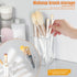 Cerpourt 3 Pack Clear Acrylic Makeup Brush Holder,Acrylic Cosmetic Brushes Storage Organizer,Pencil Pen Holder Cup for Desk,Modern Design Desk Accessories for Office School Home Supplies by Cerpourt