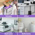 Small Trash Bags 1.2-Gallon, 120 Counts, Purple Bathroom Trash Bags for Bedroom Office