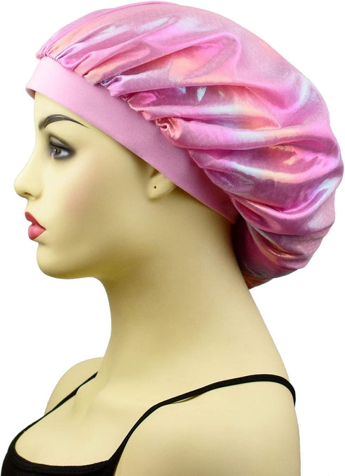Kids Bonnets for Girls, Sleeping Satin Bonnets for Curly Hair, Silk Sleep Cap Night Caps