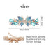 inSowni 4 Pack Luxury Glitter Hair Barrettes - Sparkly Jeweled Gems Crystal Rhinestone Butterfly Clips