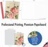 The Best Card Company - 10 Boxed Note Cards with Flowers - Blank Assorted Floral Notecards Bulk (4 x 5.12 Inch)