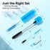 TOOUT Set 3 1 Bottle Brush with Straw Cleaner Brush and in Cup Lid Cleaning Brush, Water Bottle Cleaner with Long