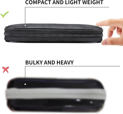 Toothbrush Travel Case for Philips Sonicare DailyClean 1100, ProtectiveClean 4100/5100/6100/6500 (CASE ONLY)