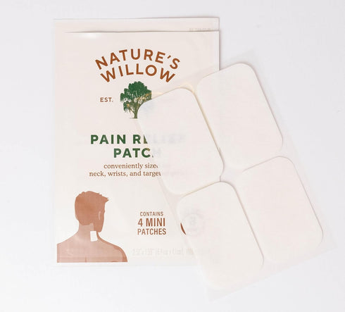 Nature's Willow Fast-Acting Willow Balm Natural Relief Patches for Help Alleviating Muscle & Joints in Back, Neck