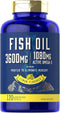 Carlyle Fish Oil 3600mg | 120 Count | 1080mg Omega 3 | Non-GMO and Gluten Free Supplement