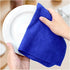 Storqen 5~100PCS 30 30cm Home(10PCS) * Dry Erase Cloth Blue Microfiber Whiteboard Eraser Reusable Washable Cleaning