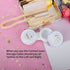 Contact Lens Case, Marble Travel Kit with Remover Tool, Mirror, Tweezers & Solution Bottle for Women & Girls (Gold)