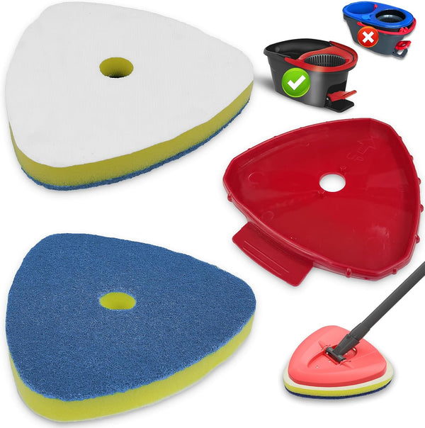 OKcedier Spin Mop Replacement Head for O Cedar EasyWring 1 Tank, Includes 2