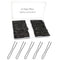 YINGFENG 330 Count U Shaped Hair Pins: 2.4 inch Black Bun Pins for Women and Girls with Storage Box, Hair Accessories