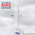 Set 6, 8, 12 Inches Set, Hammer ASA TECHMED Complete Goniometer for Occupational Therapy, Physical Therapy - Includes