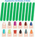 Mini Nail Files Bulk (100 Pcs), Double Sided Emery Board Nail File for Nature Nails, Manicure Tool Set Disposable Colorful Nail File for Home Salon Use Travel Size Men Women Kids Wood Board