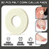 Felt Callus Pads Callus Cushions for Bottom of Foot Round Corn Pads Beige Adhesive Foot Callus Pads Soft Foot Callous Cushions Bulk for Women Men Feet Toes Heel Pain Relief(60 Pcs)