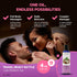 Coconut Flavored Massage Oil for Couples – Edible Massaging Lotion with Vitamin E, Sweet Almond and Coconut Oil, Non