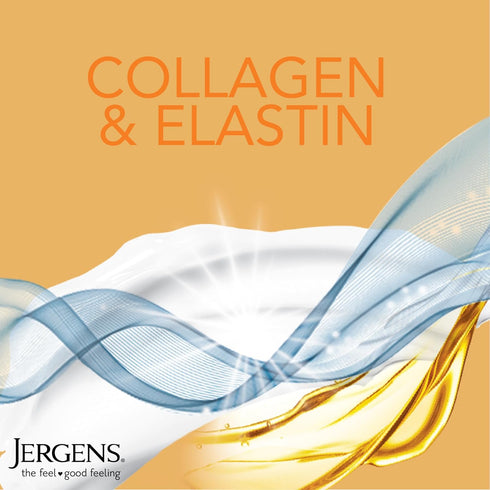 Jergens Skin Firming Body Lotion, Deep Moisturizer with Collagen and Elastin, 8 Ounces (Pk of 2)