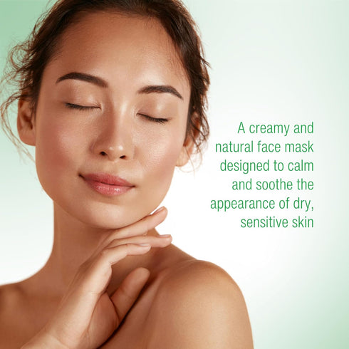 Soothing Facial Mask - Moisturizing Cream Mask for Dry and Sensitive Skin, 3.5OZ/105ML