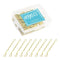 Hoyols Premium Bobby Pin, 100 Count, 2 Inch Gold Crimped Grip Hair Styling Pins for Women Buns Thin Hair