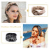 Tobeffect 8 Pack Turban Headbands for Women, Non Slip Leopard Print Boho Accessories, Elastic Hair Band