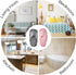 2 Pairs Microfiber Cleaning Mop Slippers, Washable Unisex Dusting Slippers for Floor Cleaning