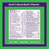 Earth's Blend Multivitamin with Iron, 48 Organic Superfoods by Paradise Herbs