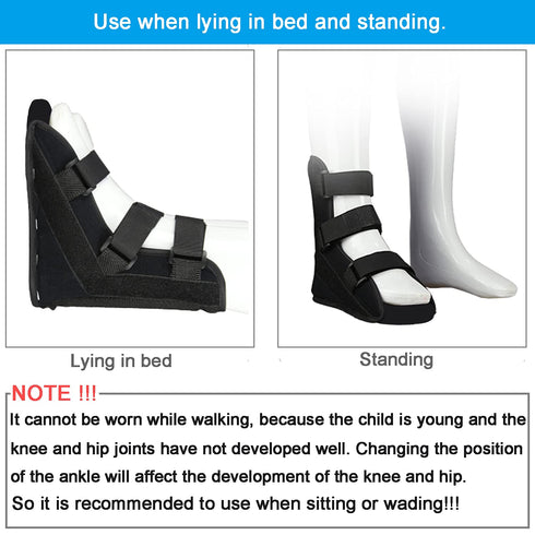 Muxiano (18CM) AFO Drop Foot Brace for Kids Toddler Ankle Foot Orthotics Night Splint, Baby Functional Orthotics & Foot