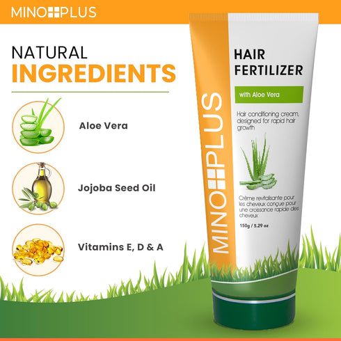 Organic Hair Fertilizer, 150g - Formulated to Prevent Hair Loss with Carrot Oil